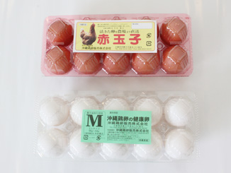 赤玉子・沖縄鶏卵の健康卵